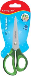 Opakowanie Nożyczki dziecięce KEYROAD miękki uchwyt 15,5 cm 1szt.mix