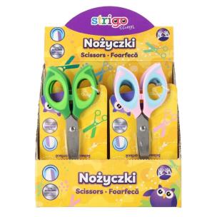 Nożyczki szkolne mix (12szt) STRIGO. Wydawca: Strigo. Multiszop.pl Opakowanie Nożyczki szkolne mix (12szt) STRIGO