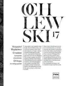 Okładka książki O nadziei na kwartet smyczkowy