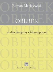 Okładka książki Oberek na 2 fortepiany