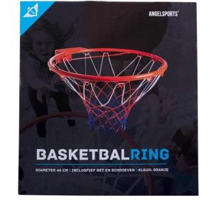 Obręcz do koszykówki z siatką. Wydawca: Quint. Multiszop.pl Opakowanie Obręcz do koszykówki z siatką