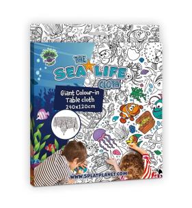 Opakowanie Obrus do pomalowania Morskie życie 240x120cm