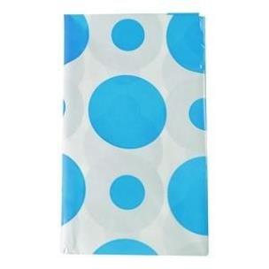 Opakowanie Obrus folia w grochy turkusowy