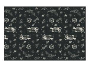 Opakowanie Obrus papierowy Harry Potter czarny 180x120cm
