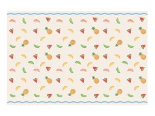 Opakowanie Obrus papierowy Owoce 180x120cm
