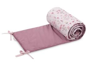 Opakowanie Ochraniacz Do Łóżeczka Velvet Bloom Pink