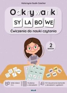 Okładka książki Odkrywanki Sylabowe ćwiczenia do nauki czytania zestaw 2