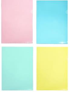 Opakowanie Ofertówka A4 PP pastel mix (8szt)