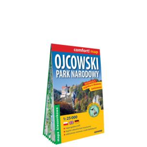 Okładka książki Ojcowski Park Narodowy kieszonkowa laminowana mapa turystyczna 1:25 000