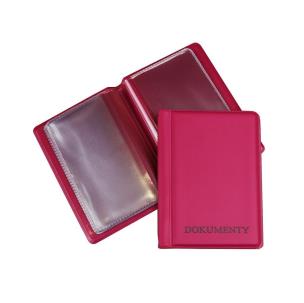 Opakowanie Okładka na dokumenty mini pink