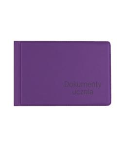 Opakowanie Okładka na dokumenty ucznia małe violet