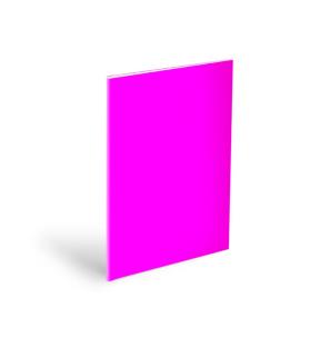 Opakowanie Okładka na zeszyt A4 neon pink 180mic (10szt)