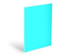 Okładka na zeszyt A5 neon blue 180mic (10szt). Wydawca: MFP. Multiszop.pl Opakowanie Okładka na zeszyt A5 neon blue 180mic (10szt)