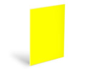 Opakowanie Okładka na zeszyt A5 neon yellow 180mic