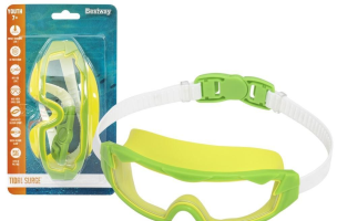 Okulary do pływania zielone. Wydawca: Bestway. Multiszop.pl Opakowanie Okulary do pływania zielone