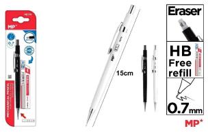 Opakowanie Ołówek automatyczny HB 0.7mm + wkłady MIX