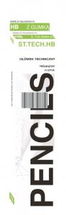 Opakowanie Ołówek techniczny HB trójkątny z gumką 12 szt.