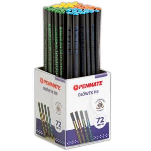 Opakowanie Ołówek trójkątny bez gumki (72szt) PENMATE
