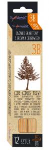 Opakowanie Ołówek z drewna cedrowego 3B 12 szt.