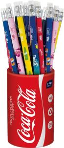 Opakowanie Ołówek z gumką Coca-Cola mix (36szt)