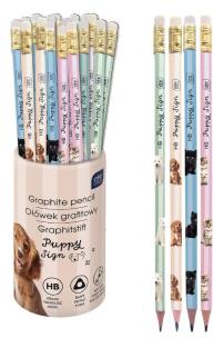 Opakowanie Ołówek z gumką Puppy Sign (36szt)