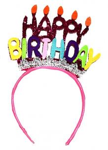 Opakowanie Opaska Happy Birthday 24cm PARTY GO