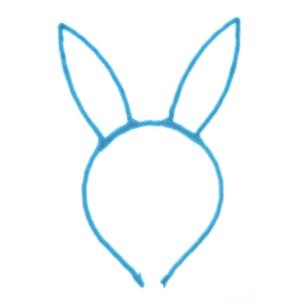 Opakowanie Opaska zajączek