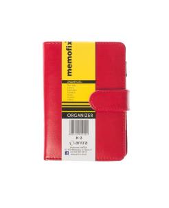 Opakowanie Organizer Memofix 2026 A6 K czerwony