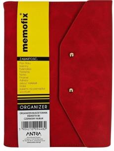 Opakowanie Organizer Memofix B6 nubuk czerwony