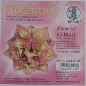 Opakowanie Origami 80g /qm Florentine Parsdiso 10x10cm 65ark