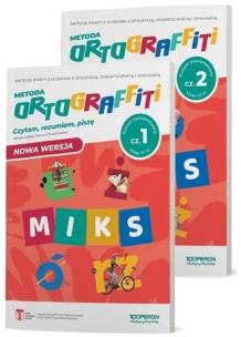 Ortograffiti Miks zaawansowany cz.1-2 kl.4-6. Autor: Renata Czabaj, Chwastniewska Danuta, Aleksandra P. Multiszop.pl Okładka książki Ortograffiti Miks zaawansowany cz.1-2 kl.4-6