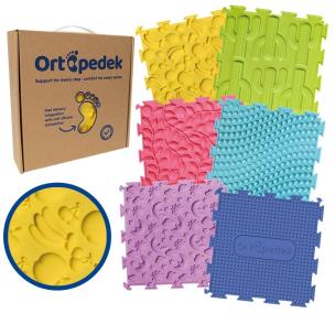Ortopedek - maty sensoryczne 6 elementów. Wydawca: Askato. Multiszop.pl Opakowanie Ortopedek - maty sensoryczne 6 elementów