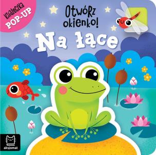 Okładka książki Otwórz okienko! Na łące. Książeczka pop-up