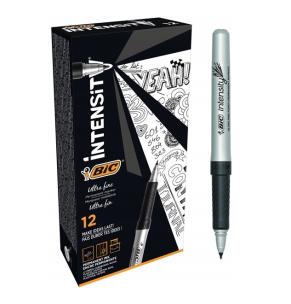 Opakowanie Paczka Marker czarny BIC Intensity Permanent Ultra Fine 0.7mm 12szt.
