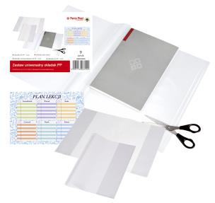 Opakowanie Paczka okładek uniwersalnych PP +plan lekcji