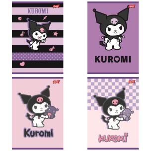 Opakowanie Paczka Zeszyt A5 32k. linia Kuromi mix pakiet 15 sztuk