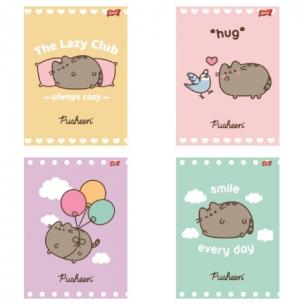 Opakowanie Paczka Zeszyt A5 32k.linia okładka laminowana Pusheen 15 sztuk