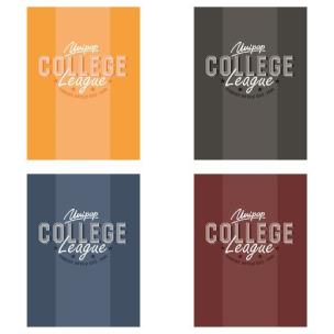 Opakowanie Paczka Zeszyt A5 60k.krata okładka lakier miejscowy College Elite mix 10 sztuk