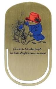Opakowanie Paddington Zakładka metalowa Czytający miś Padding