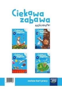 Okładka książki Pakiet: Ciekawa zabawa. 6-latki. Karty pracy cz.4