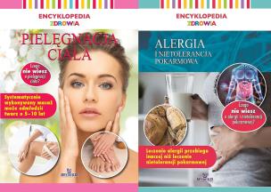 Pakiet Encyklopedia zdrowia. Alergia/ Pielęgnacja ciała. Autor: Lipka Magda. Multiszop.pl Okładka książki Pakiet Encyklopedia zdrowia. Alergia/ Pielęgnacja ciała
