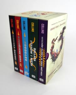Okładka książki Pakiet: Igrzyska śmierci. Tomy 1-5
