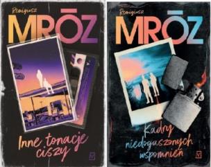 Pakiet: Inne tonacje ciszy/Kadry niedogaszonych wspomnień. Autor: Remigiusz Mróz. Multiszop.pl Okładka książki Pakiet: Inne tonacje ciszy/Kadry niedogaszonych wspomnień