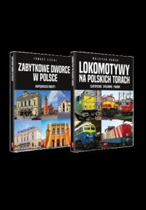 PAKIET Lokomotywy i dworce. Autor: Opracowanie zbiorowe. Multiszop.pl Okładka książki PAKIET Lokomotywy i dworce