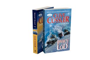 Pakiet Rwący lód / Wektory władzy. Autor: Clive Cussler, Brown Graham. Multiszop.pl Okładka książki Pakiet Rwący lód / Wektory władzy