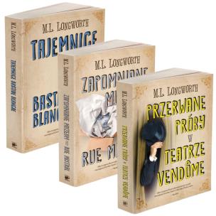 Okładka książki Pakiet Verlaque i Bonnet na tropie / Przerwane próby w Teatrze Vandome / Zapomniane muzeum przy rue Mistral / Tajemnice Bastide Blanche