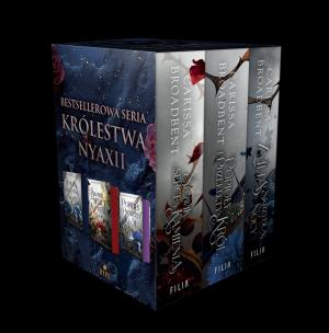 Pakiet: Żmija i skrzydła nocy / Popioły i przeklęty król / Słowik i serce z kamienia. Autor: Carissa Broadbent. Multiszop.pl Okładka książki Pakiet: Żmija i skrzydła nocy / Popioły i przeklęty król / Słowik i serce z kamienia