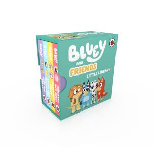 Pakirt Bluey Bluey and Friends Little Library wer. angielska. Autor: Bluey. Multiszop.pl Okładka książki Pakirt Bluey Bluey and Friends Little Library wer. angielska