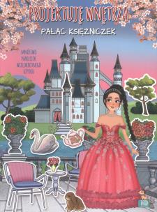 Okładka książki Pałac księżniczek. Projektuję wnętrza z naklejkami