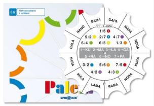 Paleta. Pierwsze zabawy z sylabami 2. Wydawca: EPIDEIXIS. Multiszop.pl Opakowanie Paleta. Pierwsze zabawy z sylabami 2
